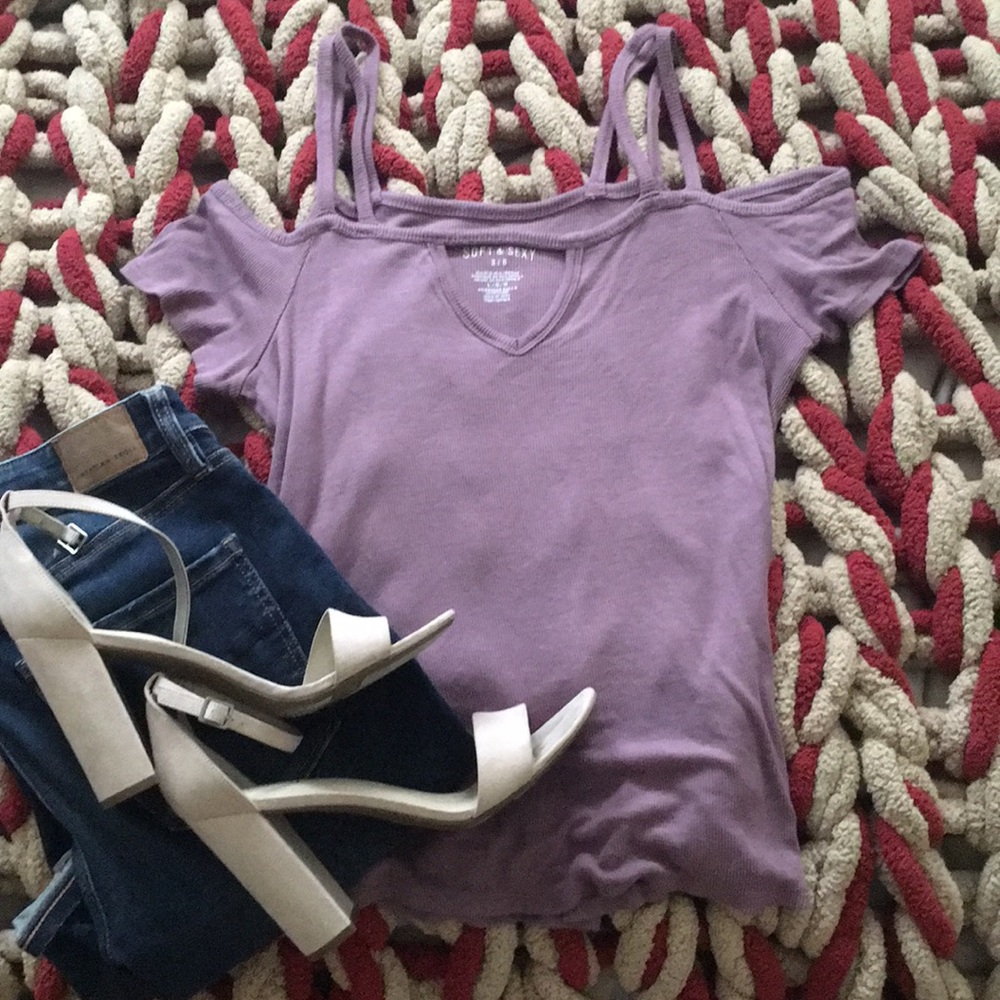 American Eagle Purple soft and sexy shirt